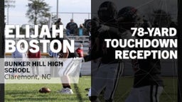 78-yard Touchdown Reception vs Maiden 