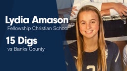 15 Digs vs Banks County 