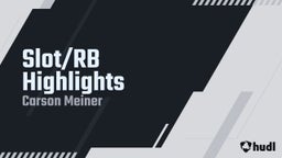 Slot/RB Highlights 