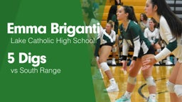 5 Digs vs South Range