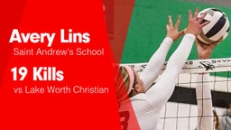 19 Kills vs Lake Worth Christian