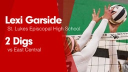2 Digs vs East Central 