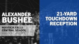 21-yard Touchdown Reception vs Canajoharie 