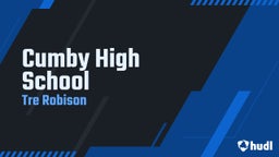 Tre Robison's highlights Cumby High School