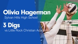 3 Digs vs Little Rock Christian Academy 