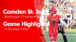 Game Highlights vs Buckeye Valley 