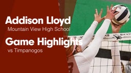 Game Highlights vs Timpanogos 