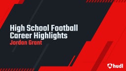 High School Football Career Highlights