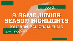 8 Game Junior Season Highlights