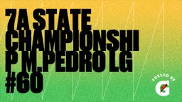 Michael Pedro's highlights 7A State championship M.Pedro LG #60