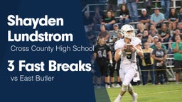 3 Fast Breaks vs East Butler 