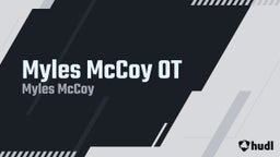 Myles McCoy OT