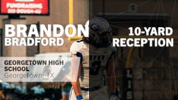 10-yard Reception vs Cedar Park 