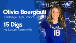 15 Digs vs Logan-Rogersville 