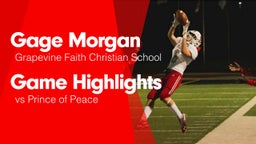Game Highlights vs Prince of Peace 
