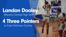 4 Three Pointers vs East Hickman County 