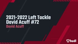 2021-2022 Left Tackle David Acuff #72
