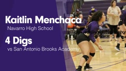 4 Digs vs San Antonio Brooks Academy