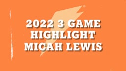 2022 3 Game Highlight