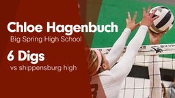 6 Digs vs shippensburg high