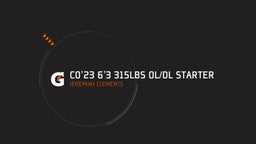 CO’23 6’3 315lbs OL/DL Starter