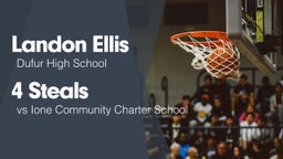 4 Steals vs Ione Community Charter School