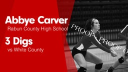 3 Digs vs White County 