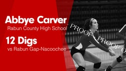 12 Digs vs Rabun Gap-Nacoochee