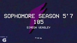 Sophomore Season  5’7 185
