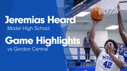 Game Highlights vs Gordon Central  