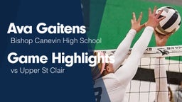 Game Highlights vs Upper St Clair