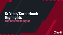 Sr Year/Cornerback Highlights