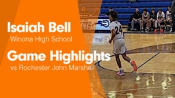 Game Highlights vs Rochester John Marshall 