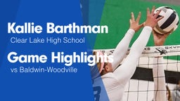 Game Highlights vs Baldwin-Woodville