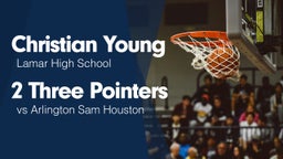 2 Three Pointers vs Arlington Sam Houston 