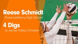 4 Digs vs James Valley Christian
