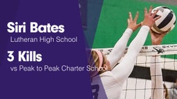 3 Kills vs Peak to Peak Charter School