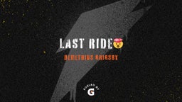 Last Ride????