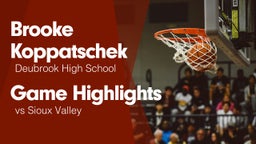 Game Highlights vs Sioux Valley 