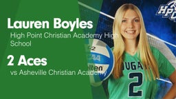 2 Aces vs Asheville Christian Academy