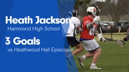 3 Goals vs Heathwood Hall Episcopal
