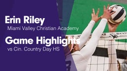 Game Highlights vs Cin. Country Day HS