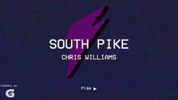Chris Williams's highlights South Pike