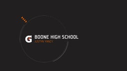 Justyn Yancy's highlights Boone High School