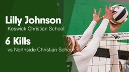 6 Kills vs Northside Christian School