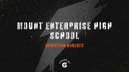 Khristian Roberts's highlights Mount Enterprise High School