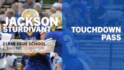  Touchdown Pass vs North Wilkes 