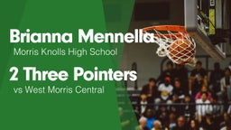 2 Three Pointers vs West Morris Central 
