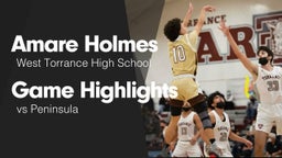 Game Highlights vs  Peninsula 