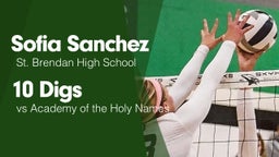 10 Digs vs Academy of the Holy Names